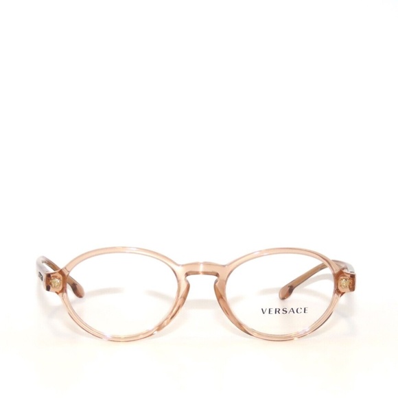 Versace Frame 3259 5215 50 Transparent Brown Eyeglasses VE3259 - Picture 2 of 5